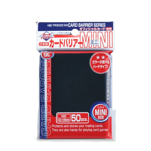 KMC Card Barrier Hyper Mat Mini 60PC Black 89 x 62MM