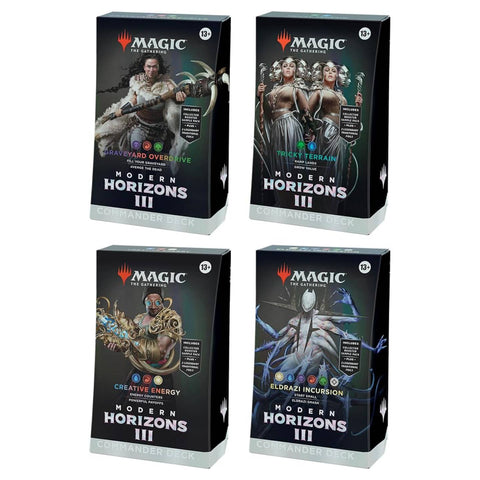 Magic: The Gathering Modern Horizons 3 Commander Deck (Set of 4) Magic: The Gathering Modern Horizons 3 Commander Deck (Set of 4)