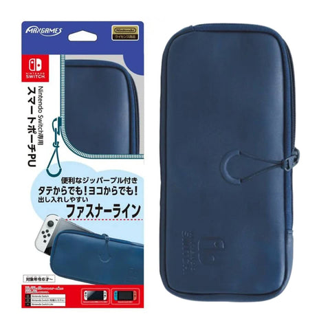 Nintendo Switch Maxgame Smart Pouch PU - Blue Nintendo Switch Maxgame Smart Pouch PU - Blue