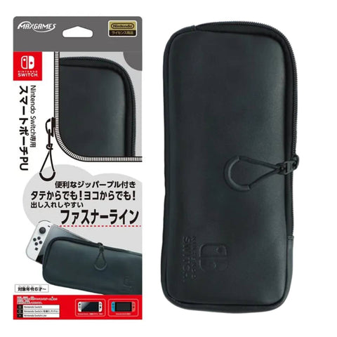 Nintendo Switch Maxgame Smart Pouch PU - Black Nintendo Switch Maxgame Smart Pouch PU - Black