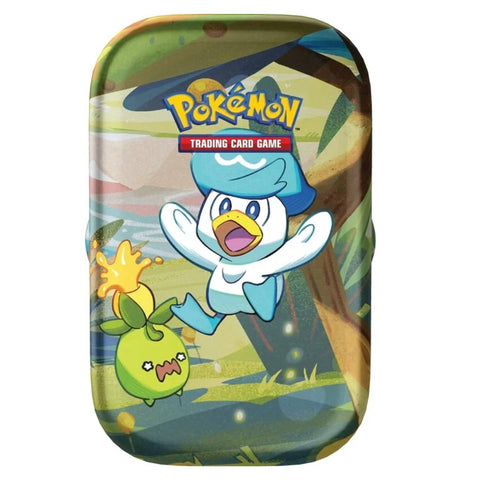 Pokemon TCG Q2 Paldea Friends Mini Tin - Quaxly Pokemon TCG Q2 Paldea Friends Mini Tin - Quaxly
