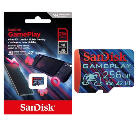 Sandisk Gameplay MicroSD Card 256GB Sandisk Gameplay MicroSD Card 256GB