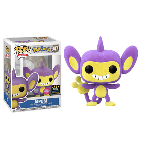 Funko POP! (947) Pokemon Aipom Flocked Specialty Series