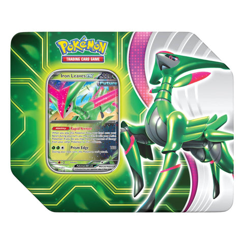 Pokemon Paradox Clash Big Tin - Iron Leaves Ex Pokemon Paradox Clash Big Tin - Iron Leaves Ex