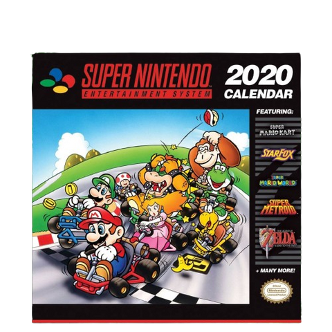 Super Nintendo Calendar 2020 Super Nintendo Calendar 2020