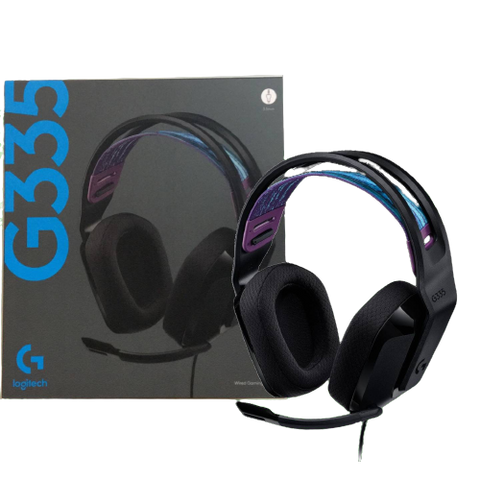Logitech G335 Wired Gaming Headset - Black (BL2YRS) Logitech G335 Wired Gaming Headset - Black (BL2YRS)