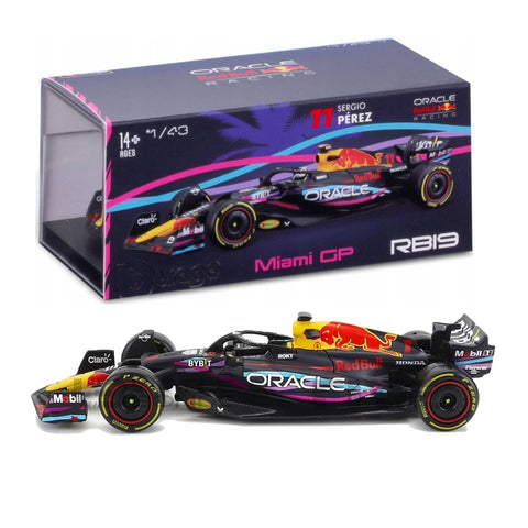 Bburago 1:43 Red Bull F1 RB19 (2023) Miami GP #11 Bburago 1:43 Red Bull F1 RB19 (2023) Miami GP #11