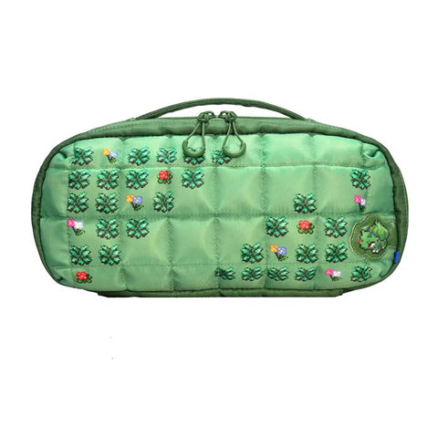 Nintendo Switch 2 Hori Puff Pouch - Pokemon Pixel Green Nintendo Switch 2 Hori Puff Pouch - Pokemon Pixel Green