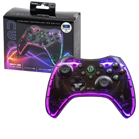 Nintendo Switch/ Switch 2 AllOne Wireless Controller - Clear Black Nintendo Switch/ Switch 2 AllOne Wireless Controller - Clear Black