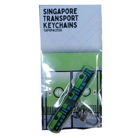 Green Looong Bendy Bus Keychain Green Looong Bendy Bus Keychain