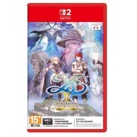 Nintendo Switch 2 Ys X: Proud Nordics (Chinese) Game Key-card Nintendo Switch 2 Ys X: Proud Nordics (Chinese) Game Key-card