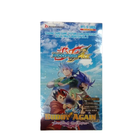 Buddyfight Ace UB06 Buddy Again Vol.3 Ex Booster (ENG) Buddyfight Ace UB06 Buddy Again Vol.3 Ex Booster (ENG)