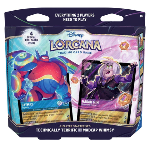 Disney Lorcana Set Hyperia City 2 Player Set - Baymax and Madam Mim Disney Lorcana Set Hyperia City 2 Player Set - Baymax and Madam Mim