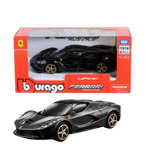 Burago 1/43 Black Laferrari Race and Play Ferrari Burago 1/43 Black Laferrari Race and Play Ferrari