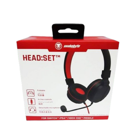 Nintendo Switch Snakebyte Headset (For PS4/XBox One/NSW/Phone) Nintendo Switch Snakebyte Headset (For PS4/XBox One/NSW/Phone)