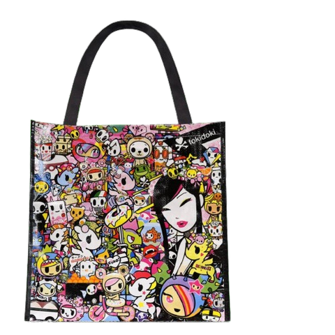 Tokidoki Kawaii Metropolis Vinyl Tote Bag Tokidoki Kawaii Metropolis Vinyl Tote Bag