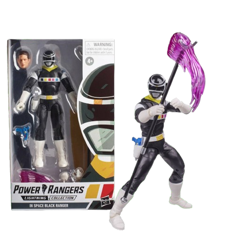 Power Rangers Lightning E5906AS09 6" Space Black Ranger Power Rangers Lightning E5906AS09 6" Space Black Ranger