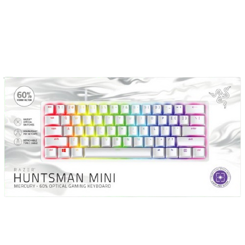 Razer Huntsman Mini Mercury 60% Optical Keyboard Razer Huntsman Mini Mercury 60% Optical Keyboard