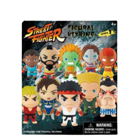 Street Fighter 3D Figural Key Chain blind bag Street Fighter 3D Figural Key Chain blind bag
