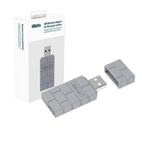 Nintendo Switch 8 BitDo USB Wireless Adapter Grey Brick Nintendo Switch 8 BitDo USB Wireless Adapter Grey Brick