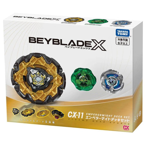 Beyblade X CX-11 Emperor Might Deck Set Beyblade X CX-11 Emperor Might Deck Set