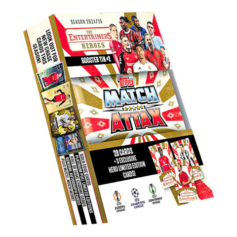 Topps Match Attax Time to Shine 2024/25 Booster Tin 2 Heroes Topps Match Attax Time to Shine 2024/25 Booster Tin 2 Heroes