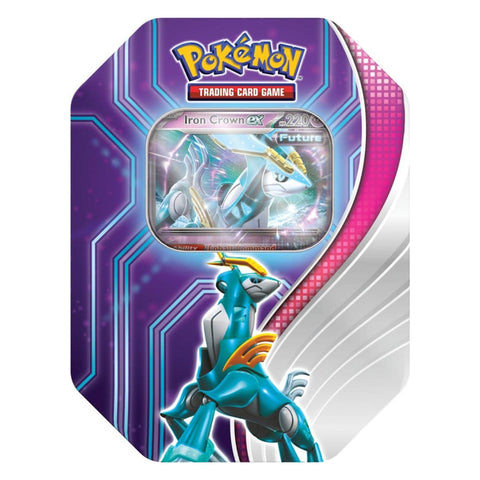 Pokemon Paradox Destinies Small Tin - Iron Crown Pokemon Paradox Destinies Small Tin - Iron Crown