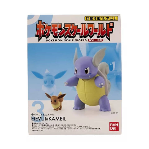 Pokemon Scale World Kanto Region Eievui & Kameil