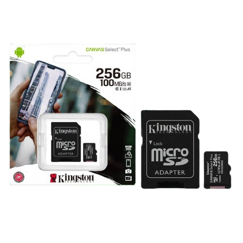 Kingston Tech Canvas 256GB MICRO SD Kingston Tech Canvas 256GB MICRO SD