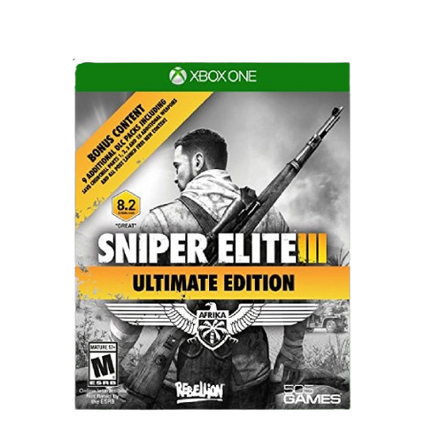 XBox One Sniper Elite III (Ultimate Edition) XBox One Sniper Elite III (Ultimate Edition)