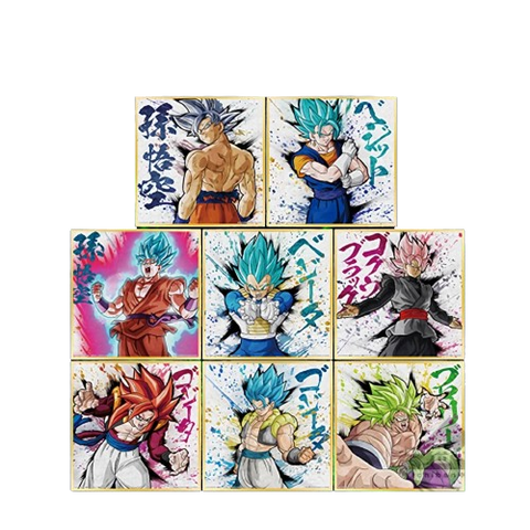 Ichiban Kuji Dragon Ball Extreme Saiyan Art Set of 8 Ichiban Kuji Dragon Ball Extreme Saiyan Art Set of 8