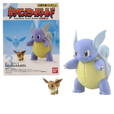 Pokemon Scale World Kanto Region Eievui & Kameil Pokemon Scale World Kanto Region Eievui & Kameil