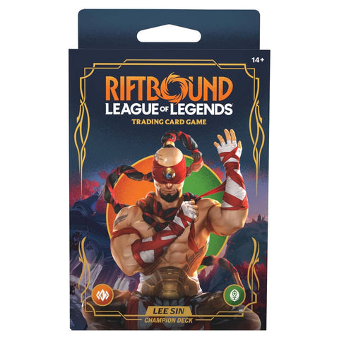 Riftbound Origins Champion Deck Lee Sin Riftbound Origins Champion Deck Lee Sin
