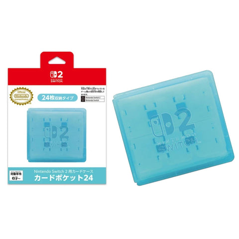 Nintendo Switch 2 Maxgames Card Pocket 24 - Aqua Blue Nintendo Switch 2 Maxgames Card Pocket 24 - Aqua Blue