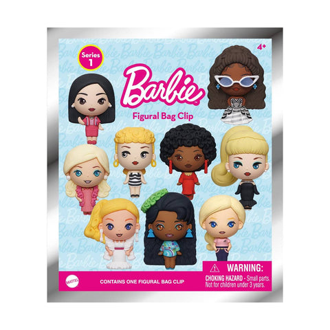 Barbie 3D Foam Bag Clip Series 1 Blind Bag Barbie 3D Foam Bag Clip Series 1 Blind Bag