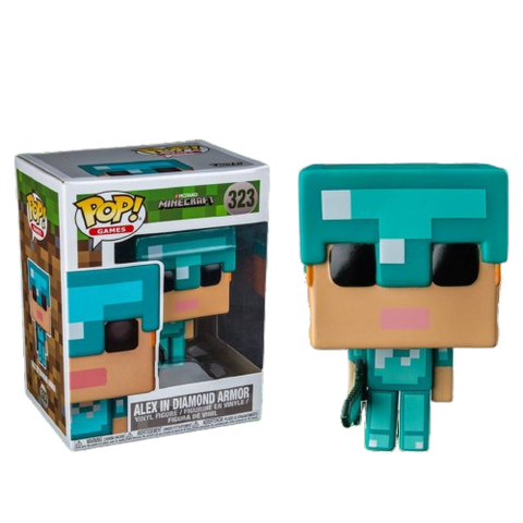 Funko POP! (323) Minecraft Alex in Diamond Armor Funko POP! (323) Minecraft Alex in Diamond Armor
