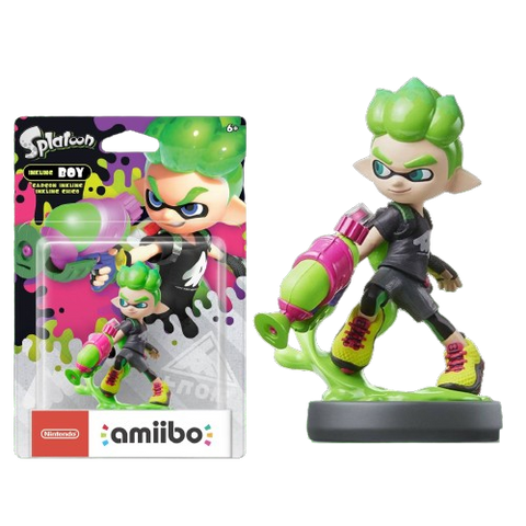 Amiibo Splatoon Boy (Neon Green) Amiibo Splatoon Boy (Neon Green)