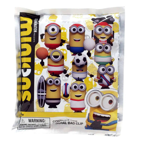 Minions Sports 3D Foam Bag Clip Blind Bag Minions Sports 3D Foam Bag Clip Blind Bag