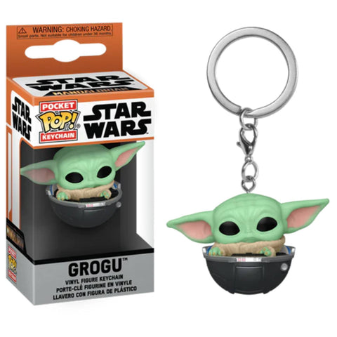 Funko Star Wars Mandalorian Grogu Pocket Keychain Funko Star Wars Mandalorian Grogu Pocket Keychain