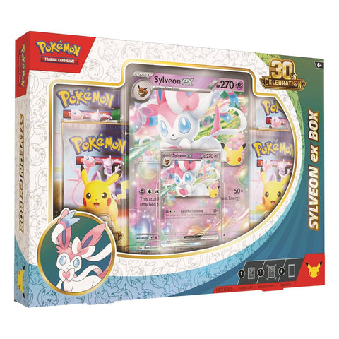 Pokemon TCG 30th Celebration Sylveon ex Box Pokemon TCG 30th Celebration Sylveon ex Box