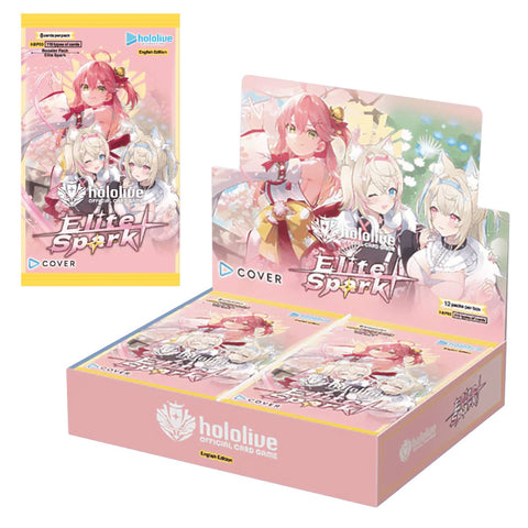 Hololive Card Game HBP03 Elite Spark Booster (ENG) Hololive Card Game HBP03 Elite Spark Booster (ENG)