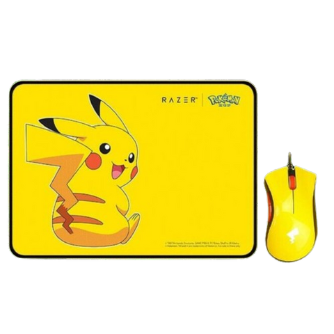 Razer Pokemon Pikachu Limited Edition Mouse + Mat Bundle Razer Pokemon Pikachu Limited Edition Mouse + Mat Bundle
