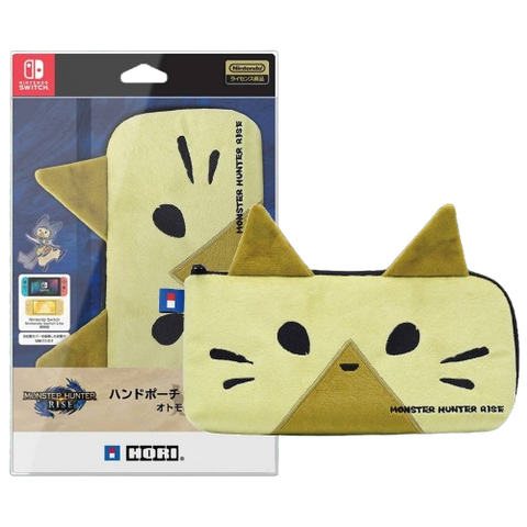 Nintendo Switch Hori Monster Hunter Rise Felyne Hand Pouch Nintendo Switch Hori Monster Hunter Rise Felyne Hand Pouch