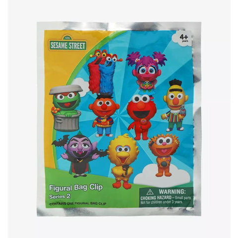 Sesame Street Series 2 3D Foam Bag Clip Blind Bag Sesame Street Series 2 3D Foam Bag Clip Blind Bag