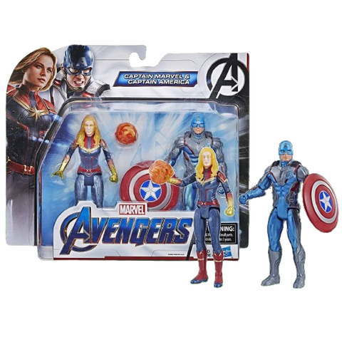 Avengers 6" Movie Team Packs Captain America & Captain Marvel Avengers 6" Movie Team Packs Captain America & Captain Marvel