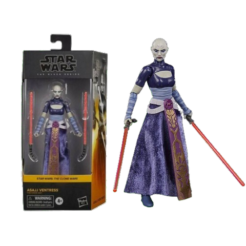 Star Wars The Black Series 6" Clone Wars - Asajj Ventress Star Wars The Black Series 6" Clone Wars - Asajj Ventress
