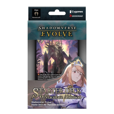 Shadowverse Evolve Starter Deck Vol.6 Maculate Ablution (ENG) Shadowverse Evolve Starter Deck Vol.6 Maculate Ablution (ENG)