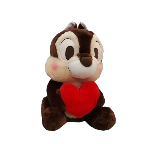 Chip & Dale with Heart 15" - Chip Black Nose Chip & Dale with Heart 15" - Chip Black Nose