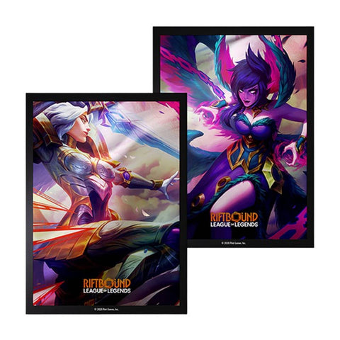 Riftbound Vendetta Art Sleeves #4 Kayle vs Morgana Riftbound Vendetta Art Sleeves #4 Kayle vs Morgana