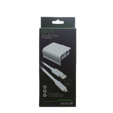 XBox One Gioteck BP2S Battery Pack - White XBox One Gioteck BP2S Battery Pack - White